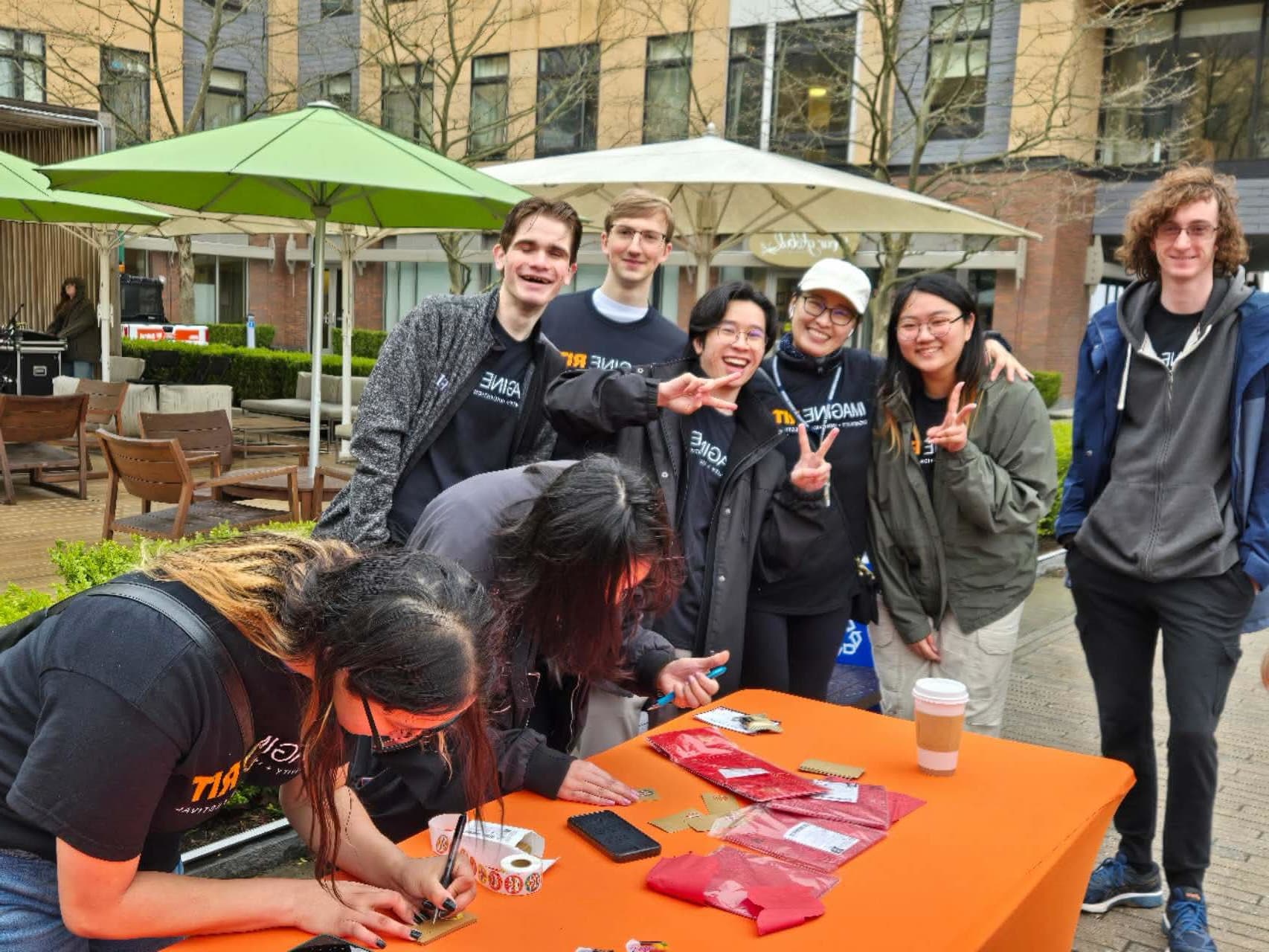 A photo of us at Imagine RIT